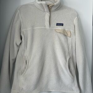 Patagonia Cream Fleece Pullover